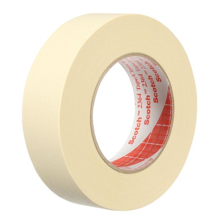 SCOTCH 3M™ 2364 Masking Tape, 6.5 Mil, 1 1/2" x 60 yds., Tan, 24/Case T9362364